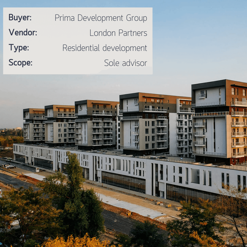 Crosspoint Real Estate assisted the latest transaction between Prima